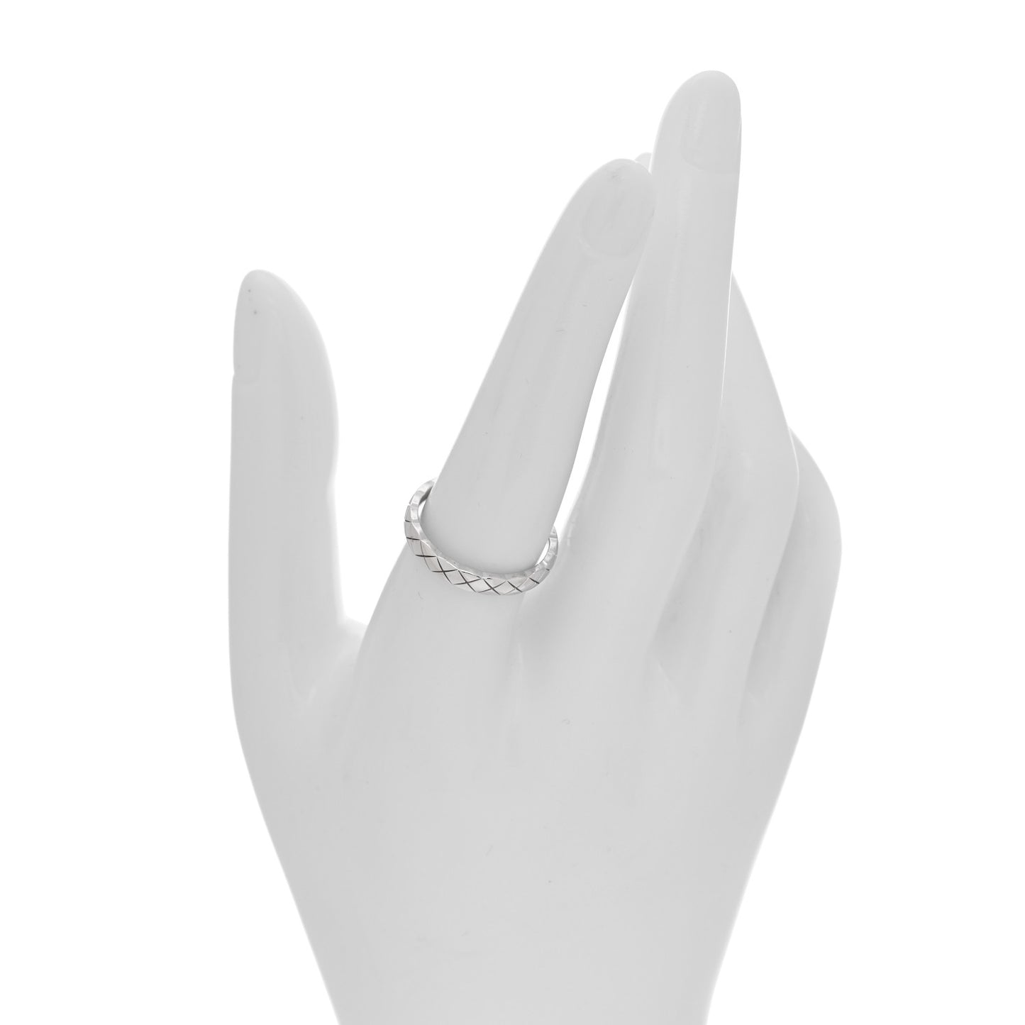18K White Gold Mini Coco Crush Ring 56 7.5
