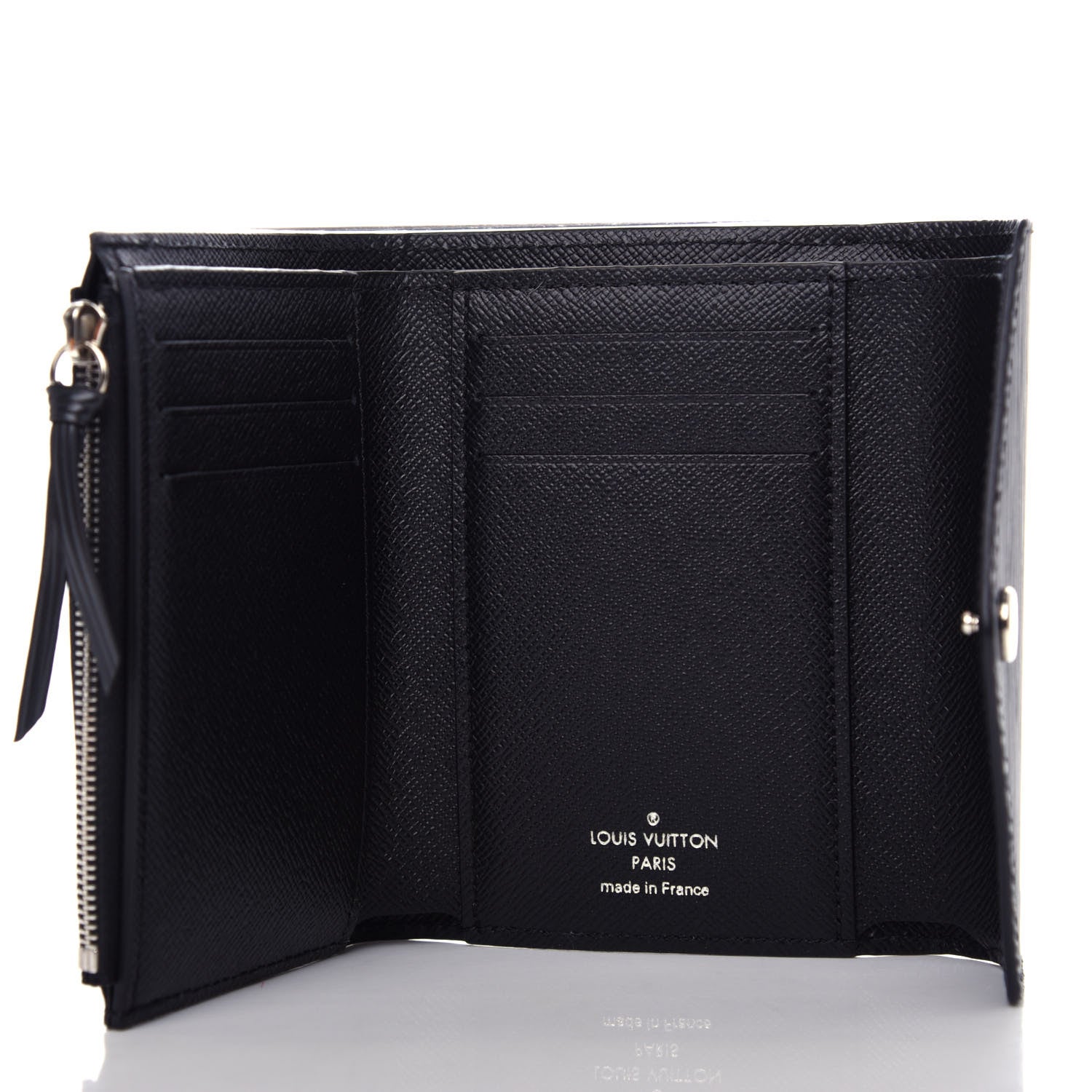 Louis Vuitton Epi Victorine Wallet Black 5 of 8