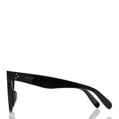 Celine Acetate Polarized Oversized Sunglasses CL4055FN Black 3 of 9