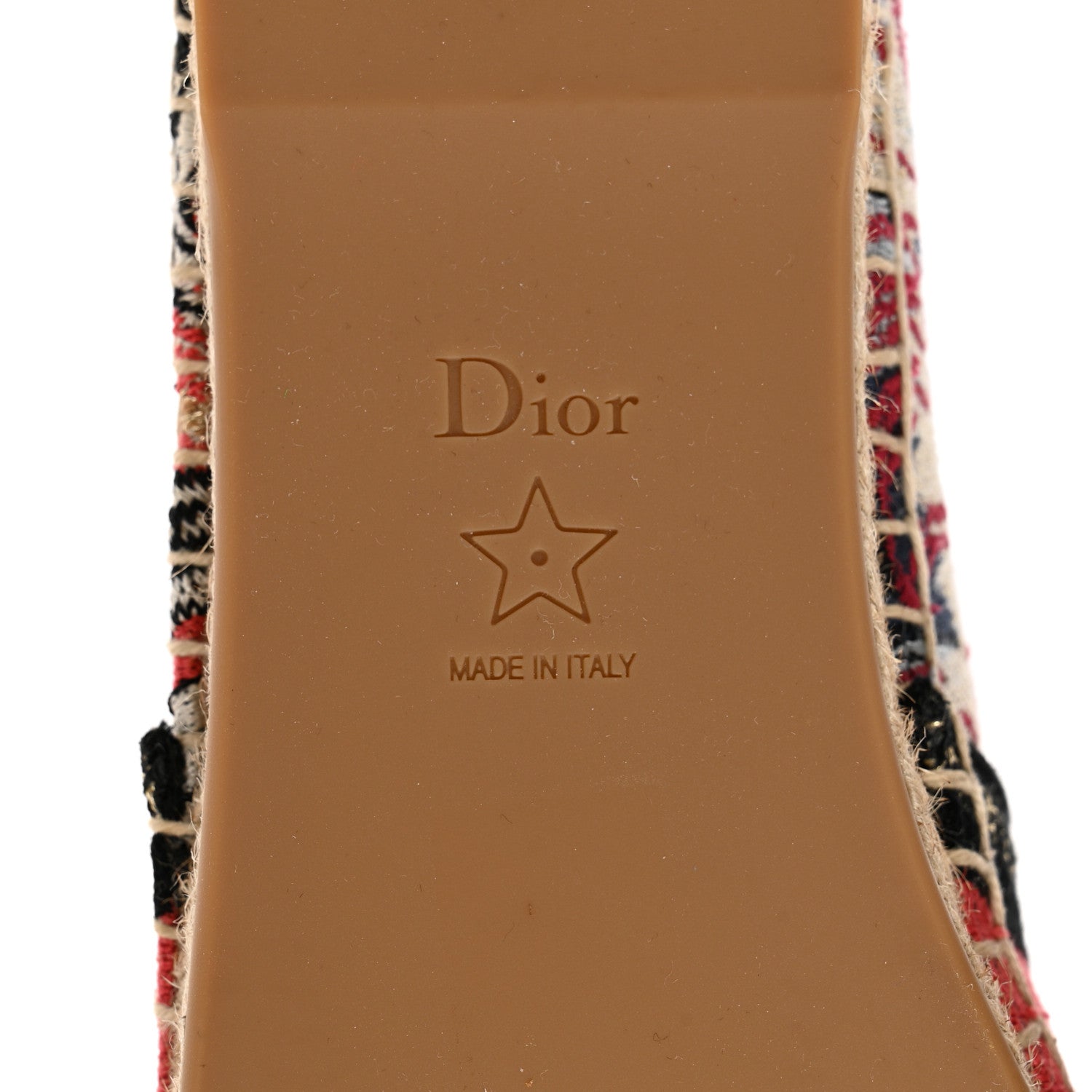 Christian Dior Canvas Mille Fleurs Embroidered Granville Espadrille 38 Multicolor 8 of 8