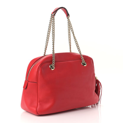 Gucci Cellarius Calfskin Medium Soho Bowler Tabasco 3 of 12