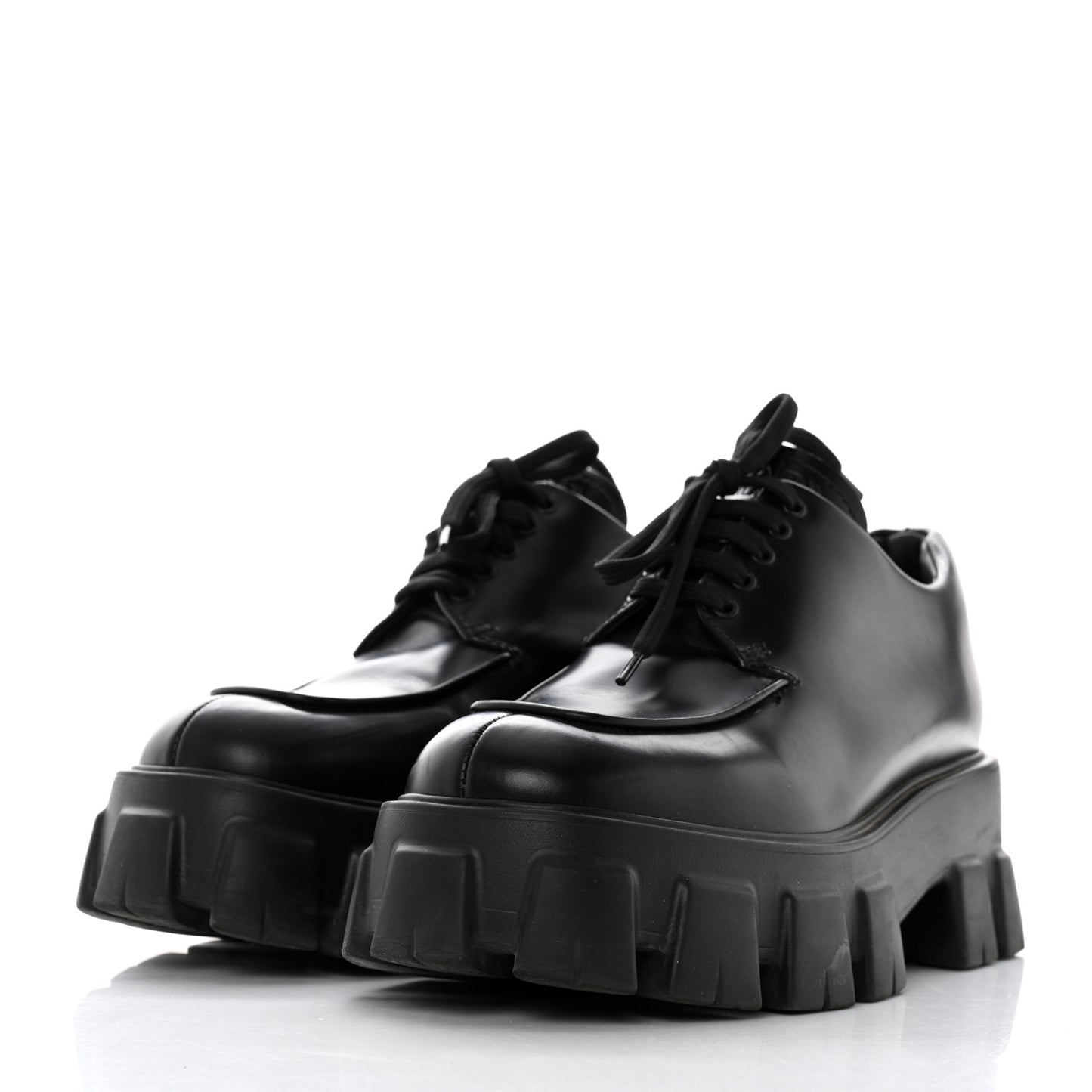 Spazzolato Rois Monolith 55mm Derby Loafers 39 Black