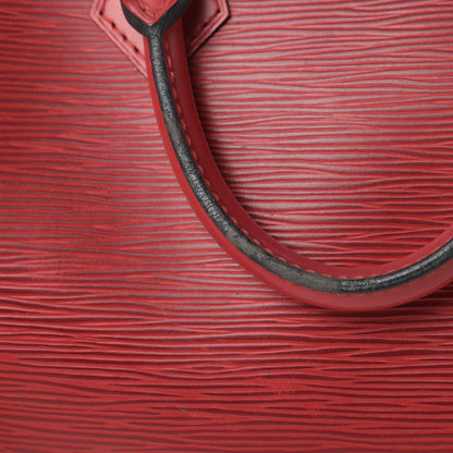 Louis Vuitton Epi Speedy 25 Castillan Red 14 of 17