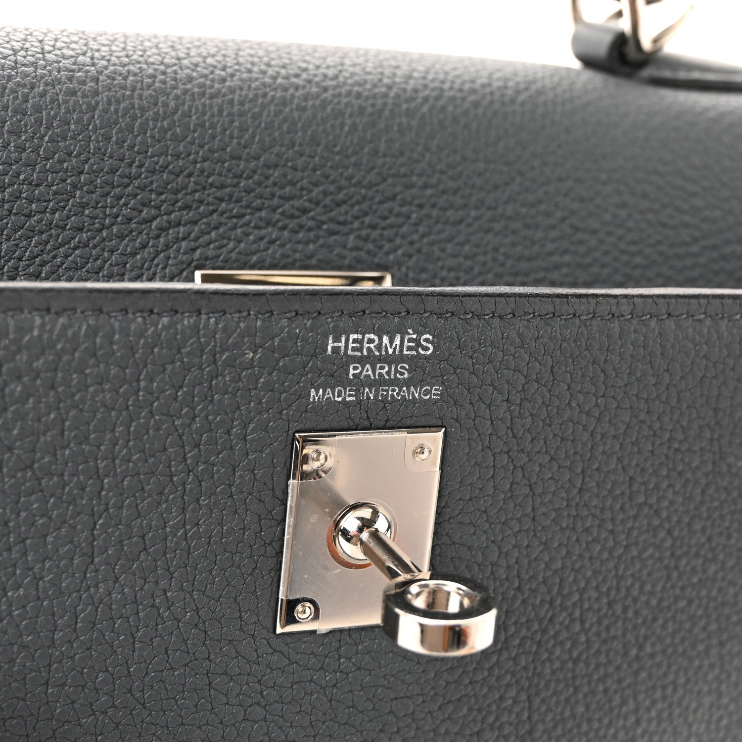Hermes Togo Kelly Retourne 25 Gris Misty 6 of 9