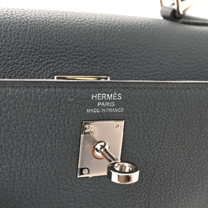 Hermes Togo Kelly Retourne 25 Gris Misty 6 of 9