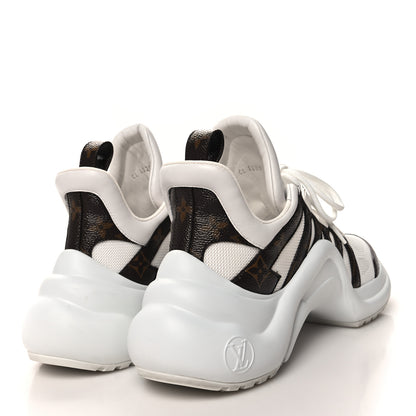 Louis Vuitton Patent Monogram LV Archlight Sneakers 39.5 White 4 of 9