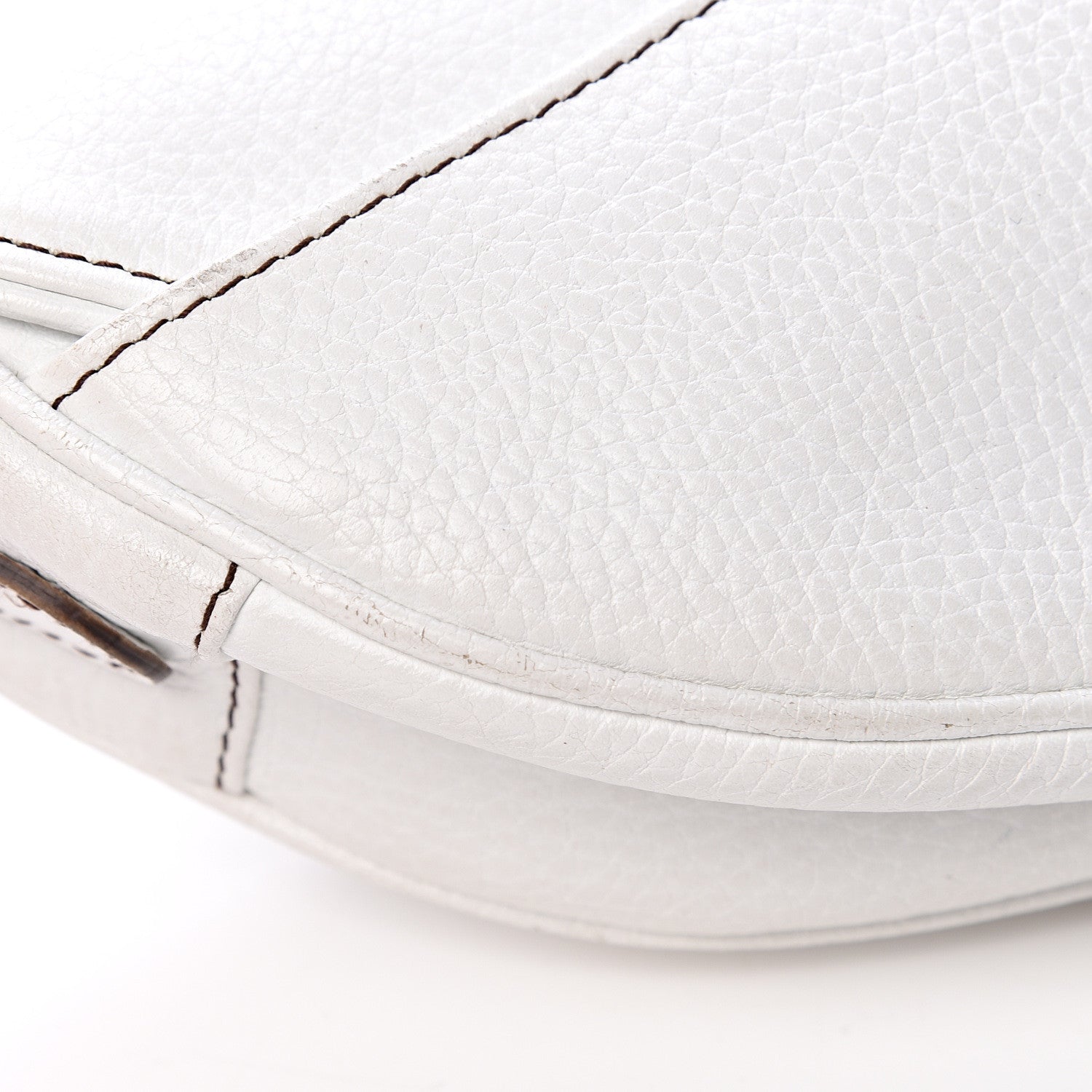 Christian Dior Calfskin Saddle Bag White 11 of 19