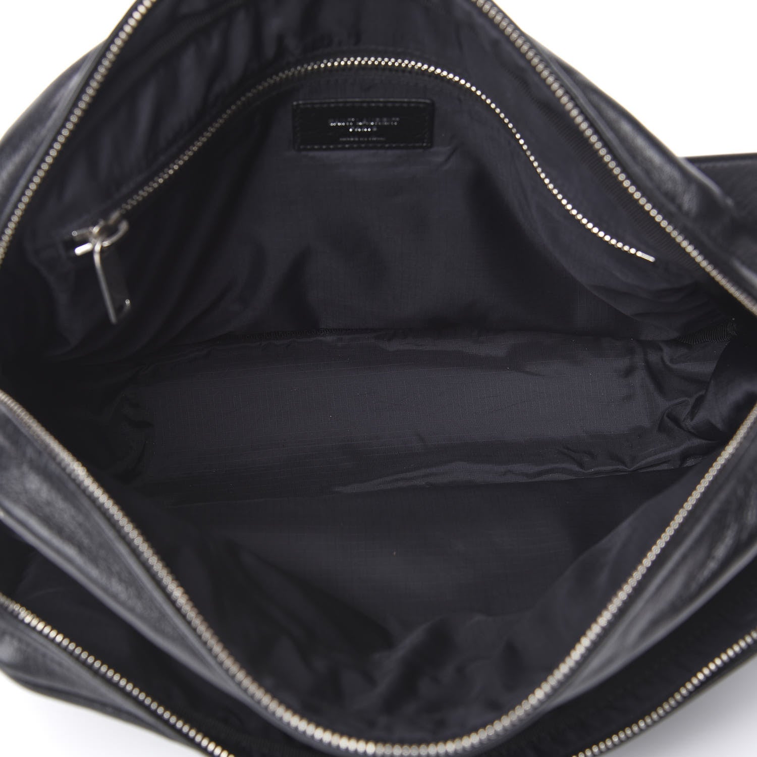 Saint Laurent Lambskin Sid Messenger Bag Black 4 of 11