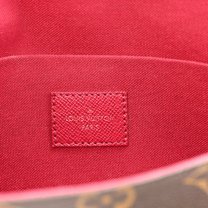 Louis Vuitton Monogram Pochette Felicie Chain Wallet Fuchsia 7 of 13