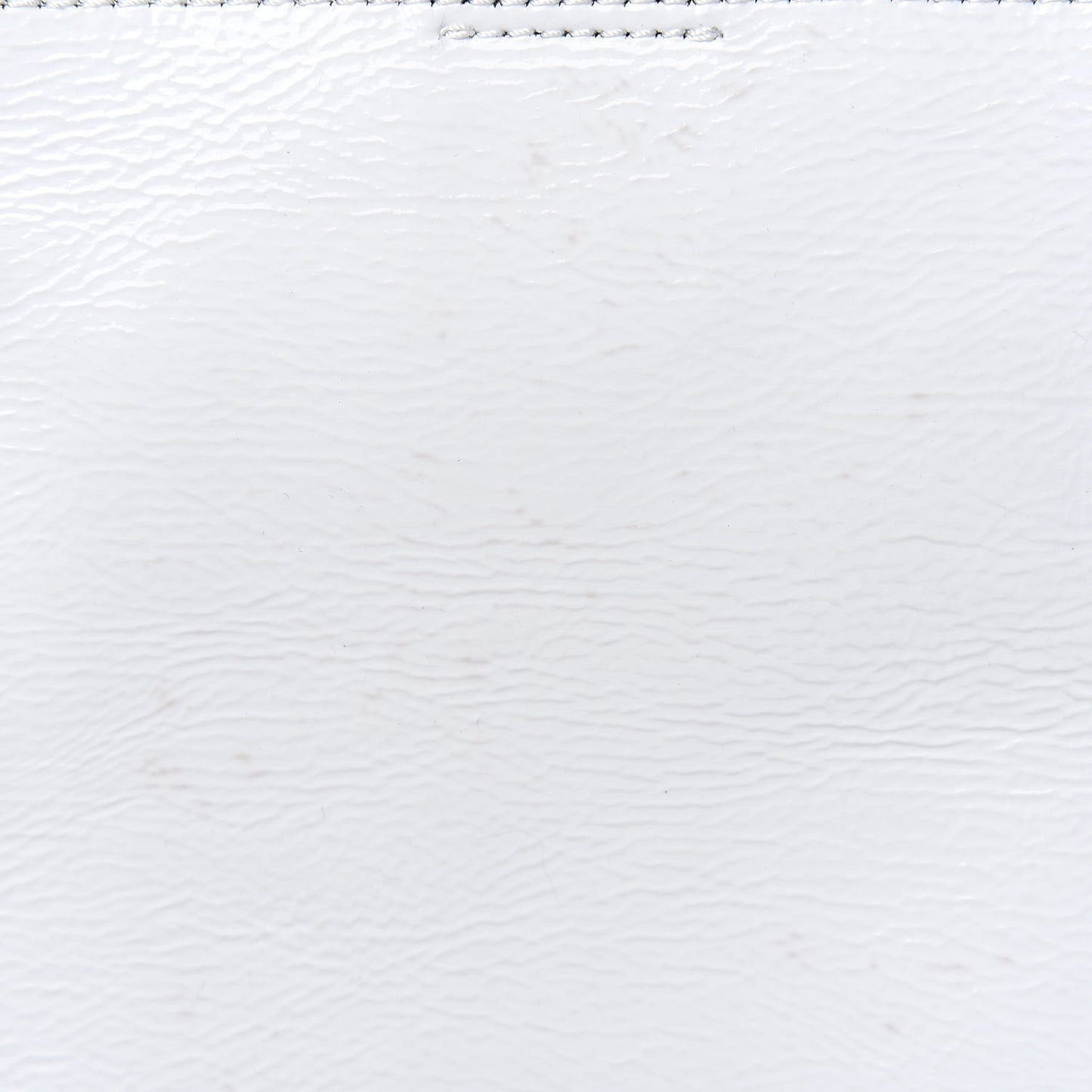 Eco Alter Patent Logo Mini Crossbody Optical White