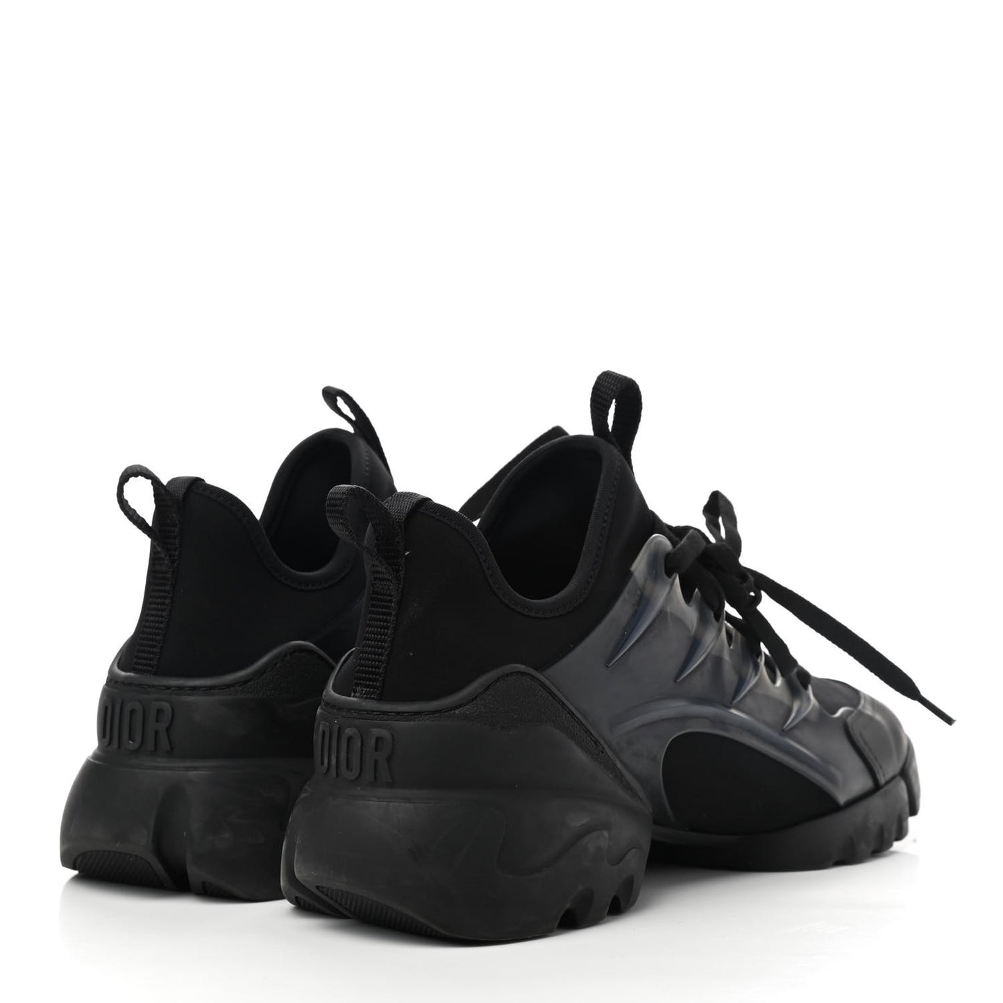 Neoprene Rubber Womens D-Connect Sneakers 38 Black