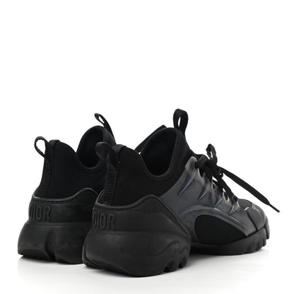 Christian Dior Neoprene Rubber Womens D-Connect Sneakers 38 Black 4 of 11