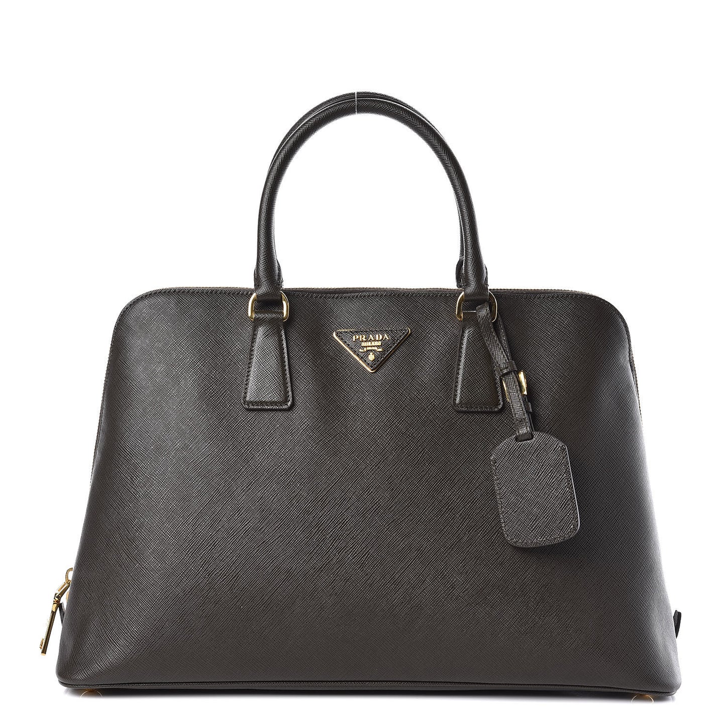 Saffiano Lux Large Promenade Tote Militare