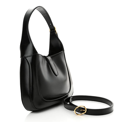 Gucci Boarded Dyana Lux Calfskin Small Jackie 1961 Hobo Black 3 of 11