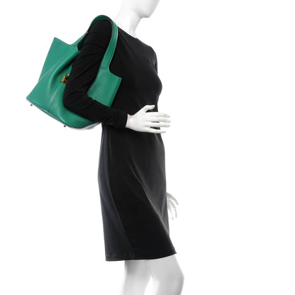 Hermes Taurillon Clemence Picotin Lock 26 GM Vert Vertigo 2 of 8