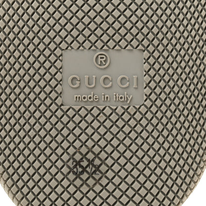 Gucci GG Monogram Web Screener Sneakers 35.5 White Grey Pink 8 of 10