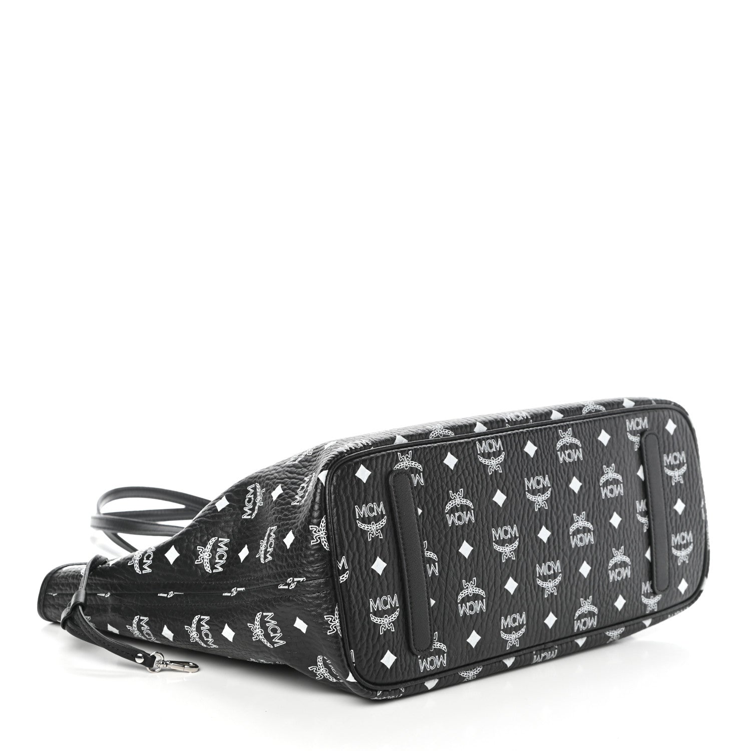 MCM Visetos Medium Project Reversible Shopper Tote Black 6 of 14
