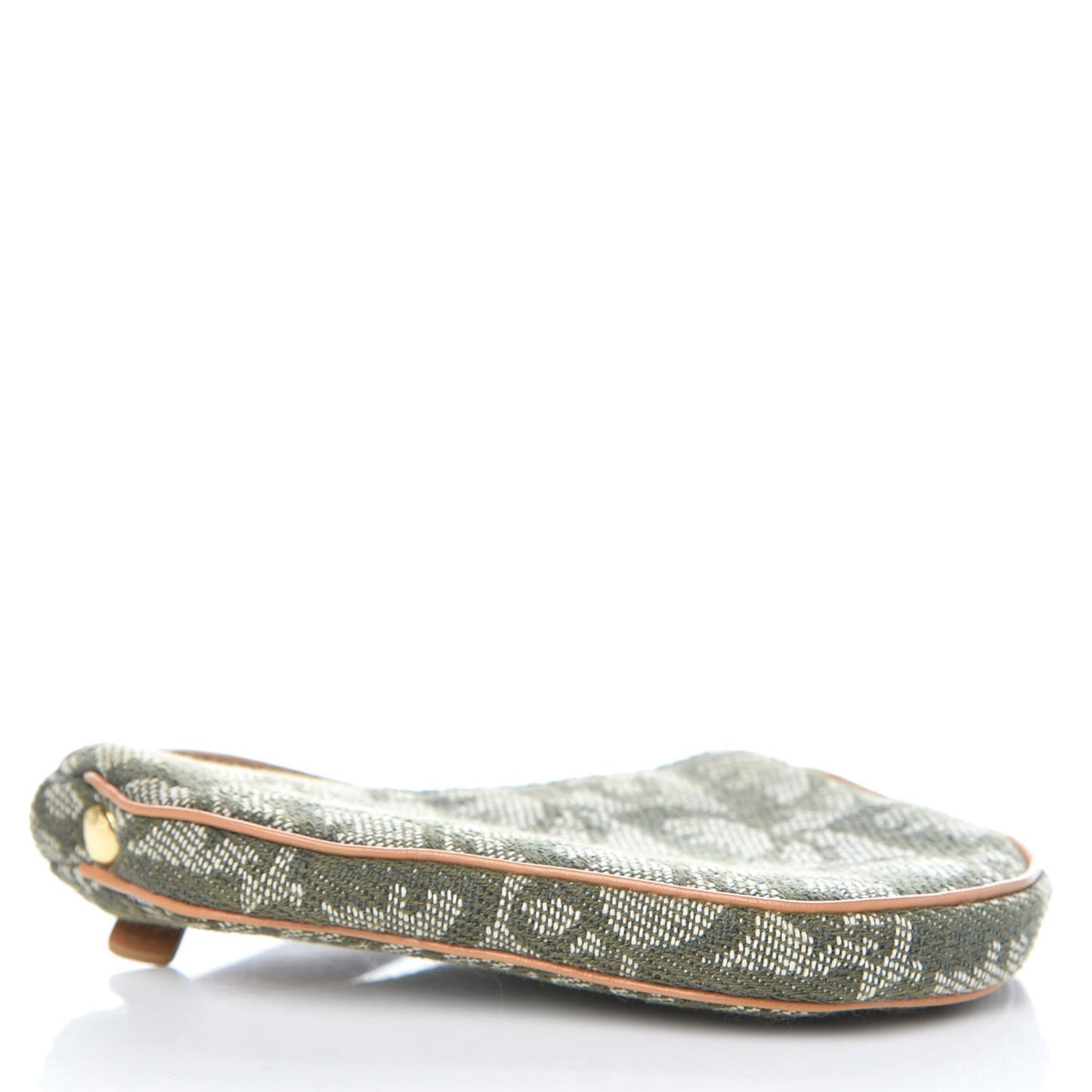 Monogram Saddle Coin Purse Green