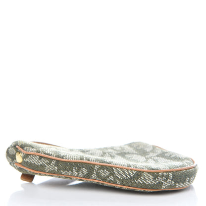 Christian Dior Monogram Saddle Coin Purse Green 4 of 9