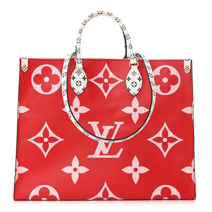 Louis Vuitton Monogram Giant Onthego Rouge Rose 1 of 12