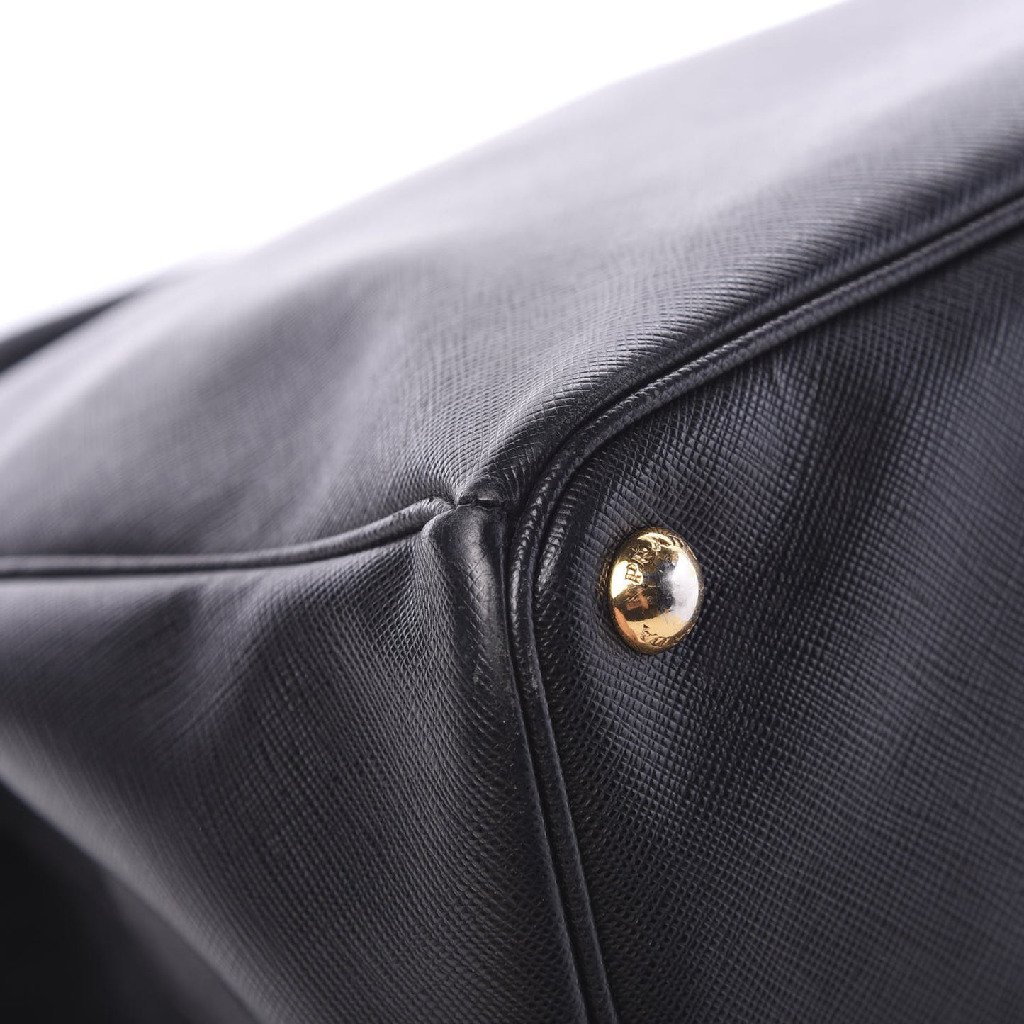 Saffiano Lux Medium Tote Black