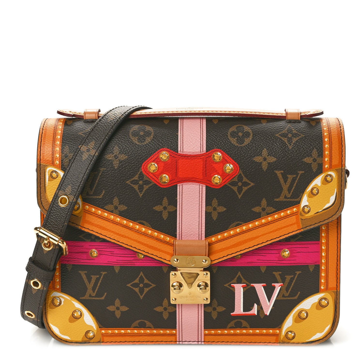 Louis Vuitton Monogram Summer Trunks Pochette Metis 1 of 9