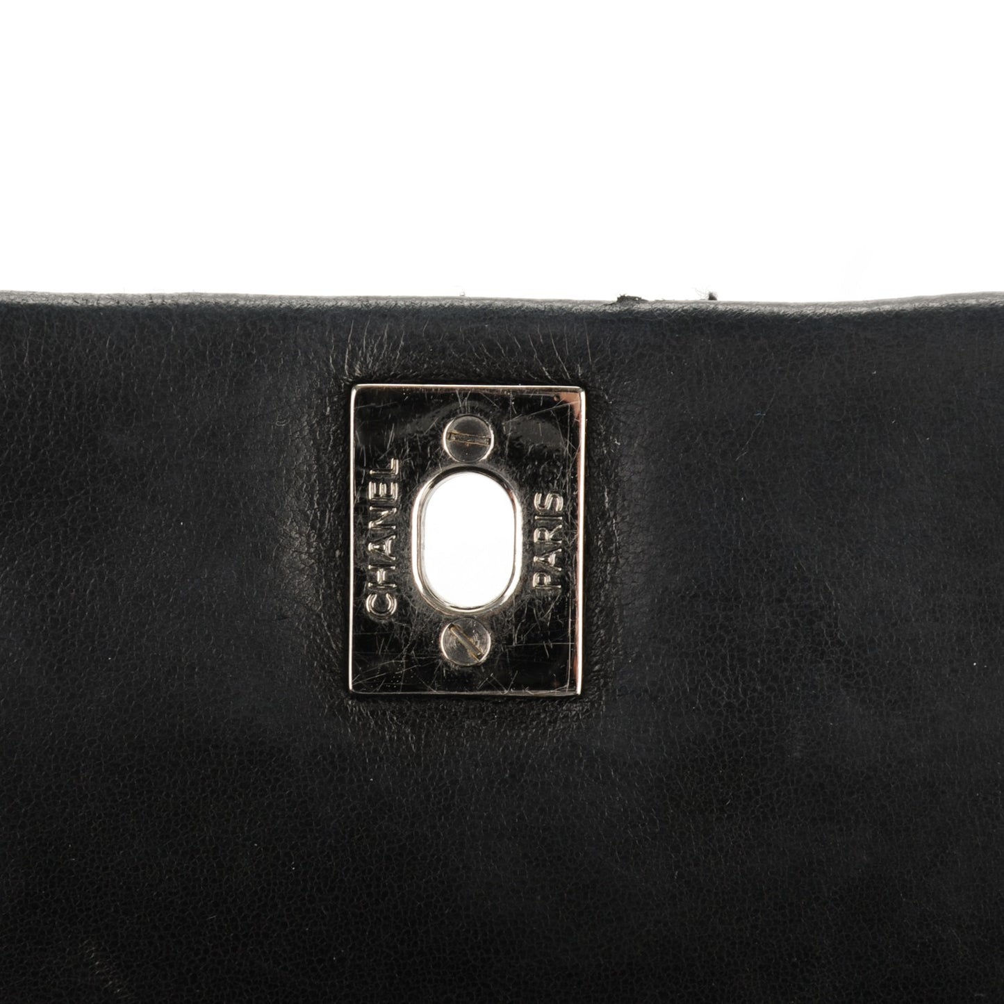 Lambskin Quilted Mini Flap Navy