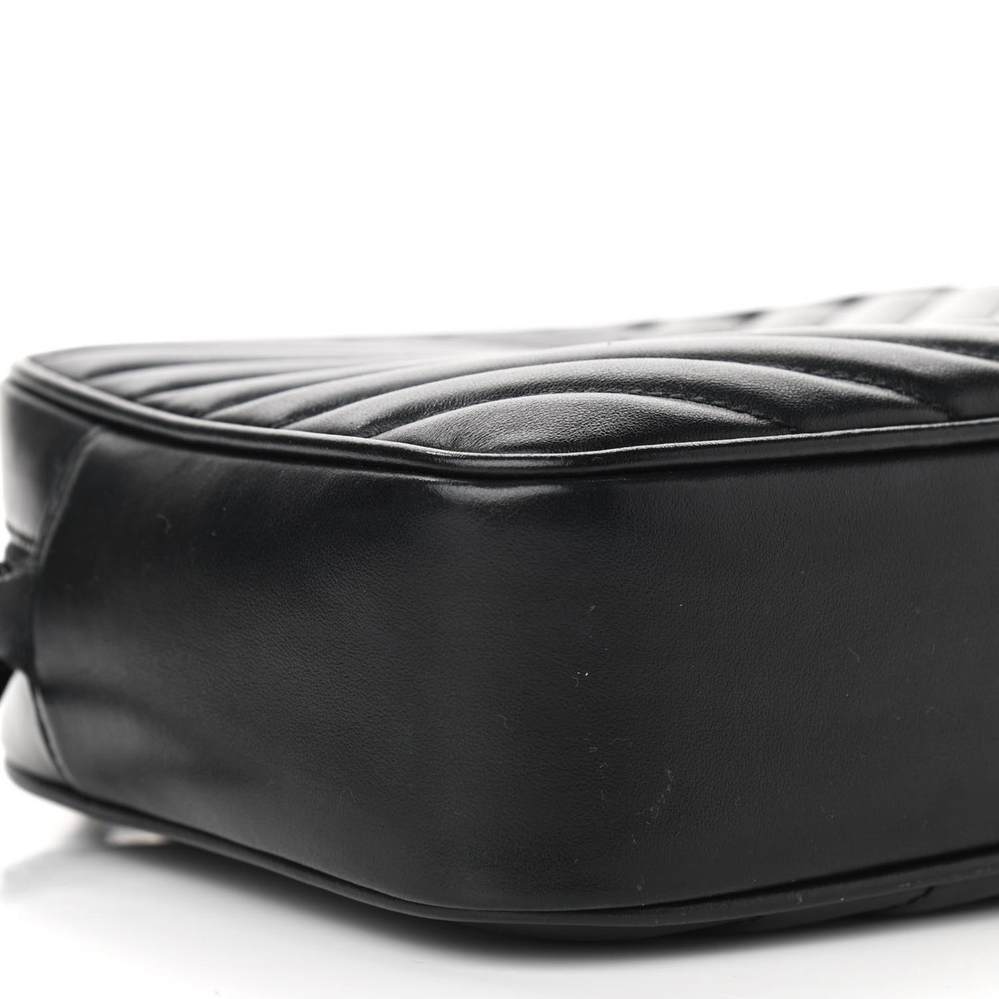Calfskin Matelasse Monogram Lou Camera Bag Black