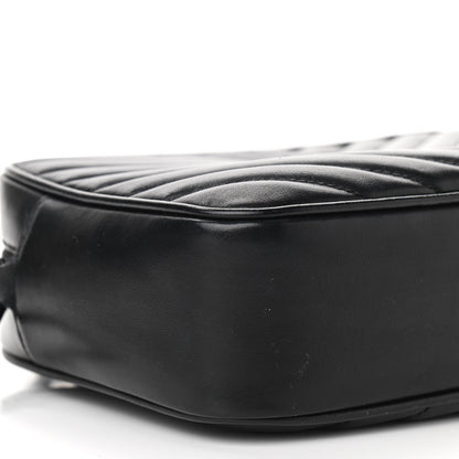 Saint Laurent Calfskin Matelasse Monogram Lou Camera Bag Black 5 of 10