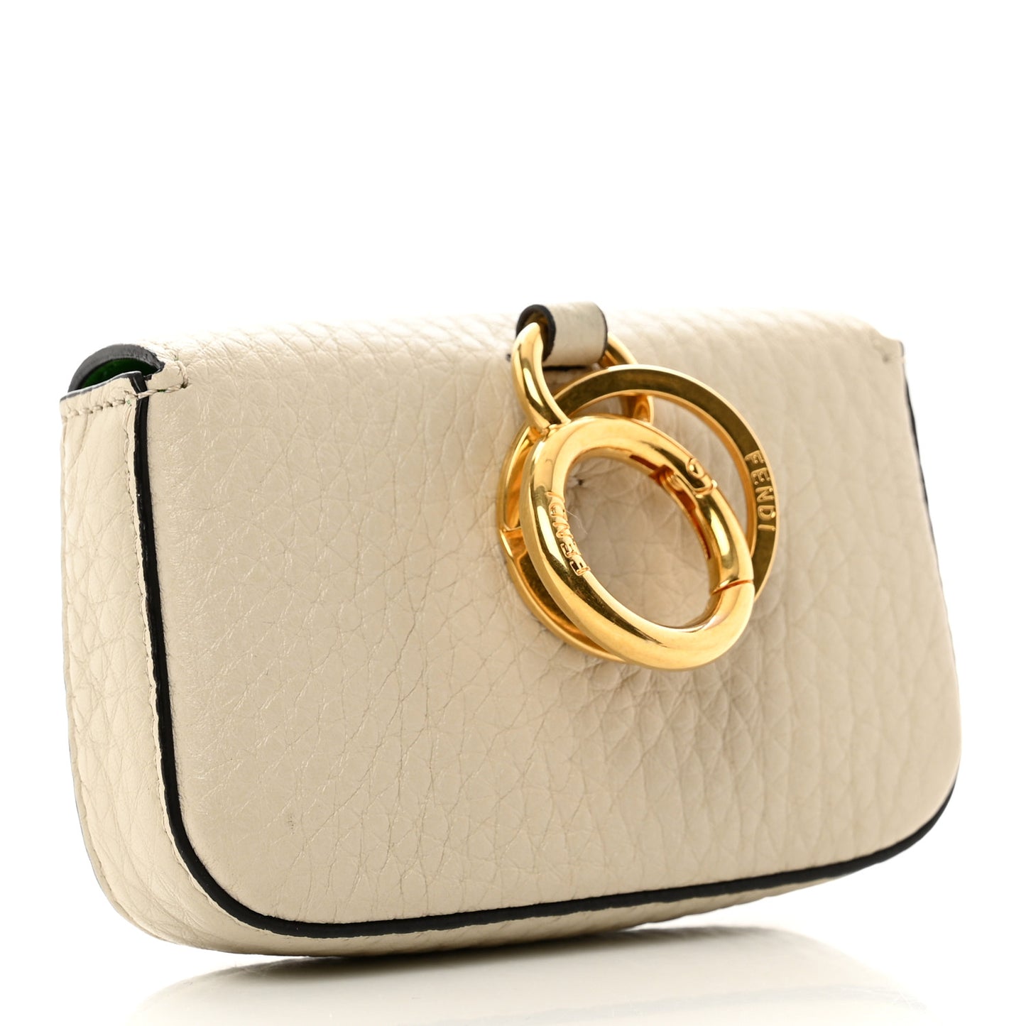 Cuoio Romano Micro Baguette Charm Latte