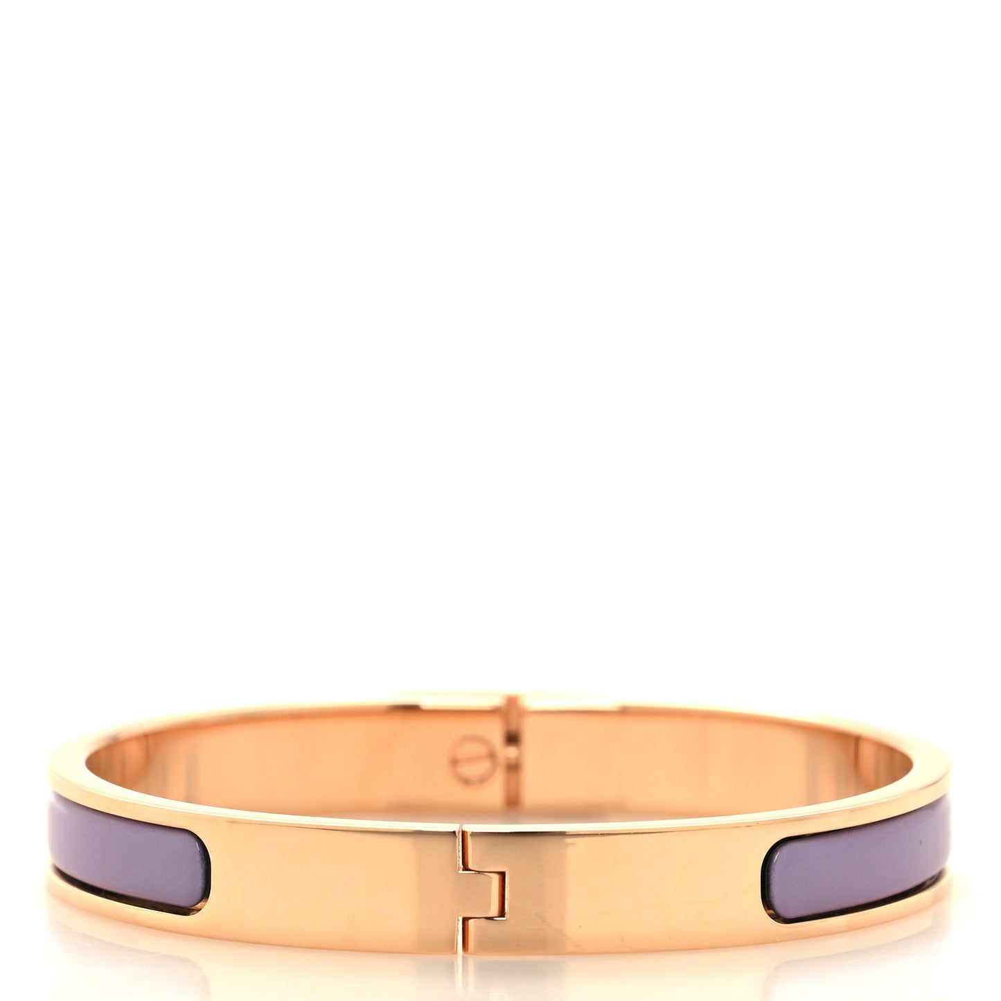 Enamel Mini Clic Kelly Bracelet PM Lilas