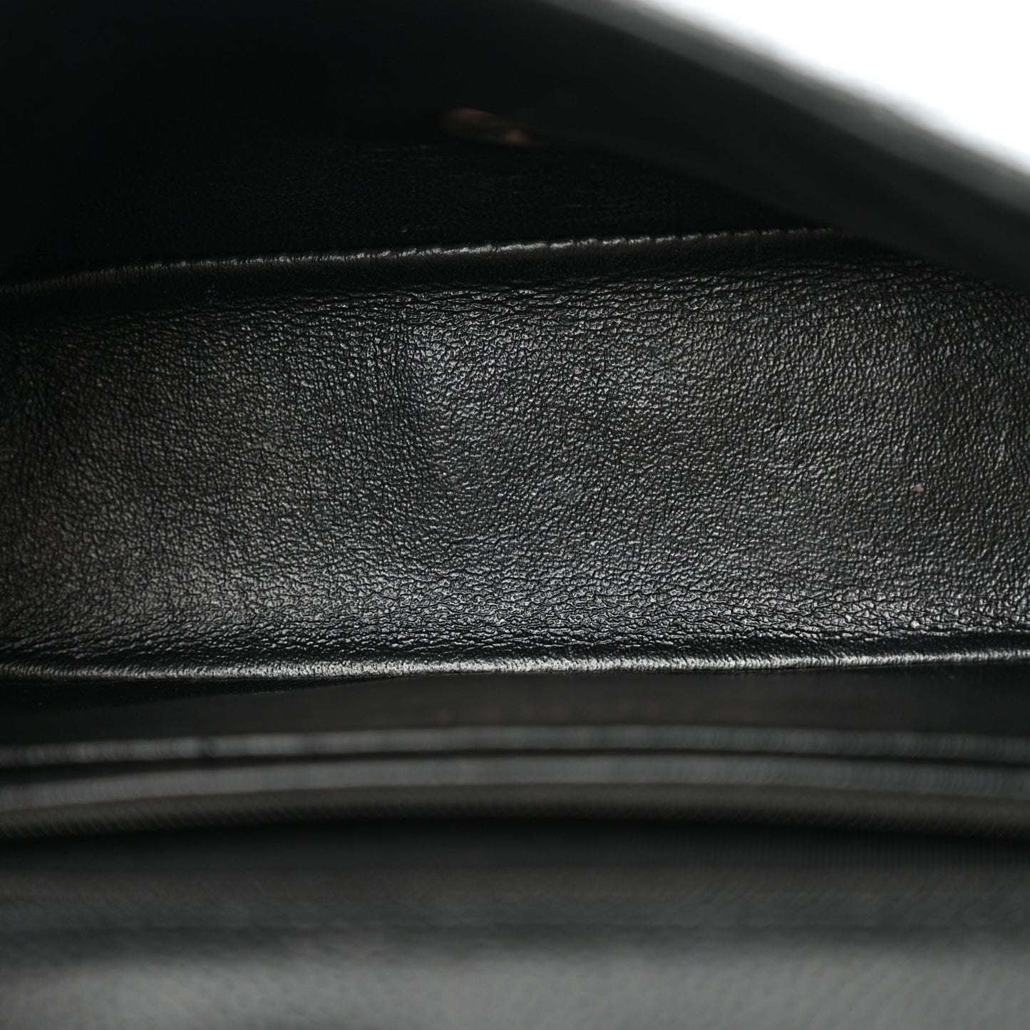 Metallic Caviar Quilted Mini Rectangular Flap Black