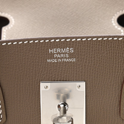 Hermes Epsom Birkin Sellier 25 Etoupe 6 of 11