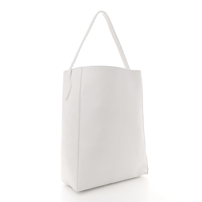 Khaite Pebbled Sport Calfskin Frida Tote Optic White 4 of 12