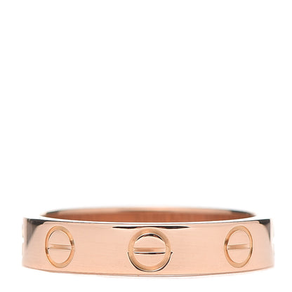 Cartier 18K Pink Gold 3.5mm LOVE Wedding Band Ring 47 4 3 of 4