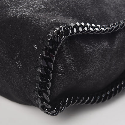 Stella McCartney Shaggy Deer Falabella Fold Over Tote Black 6 of 9