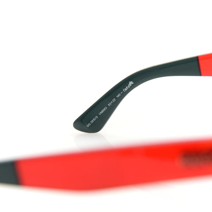 Gucci Acetate Cat Eye Sunglasses GG3810/S Black Red 6 of 8