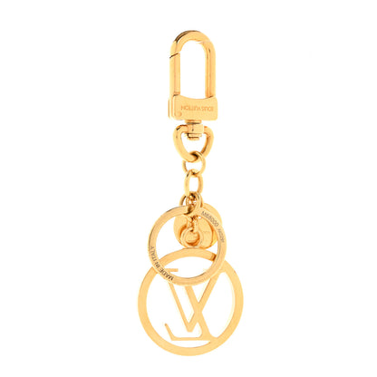 Louis Vuitton LV Circle Bag Charm Key Holder Gold 5 of 5