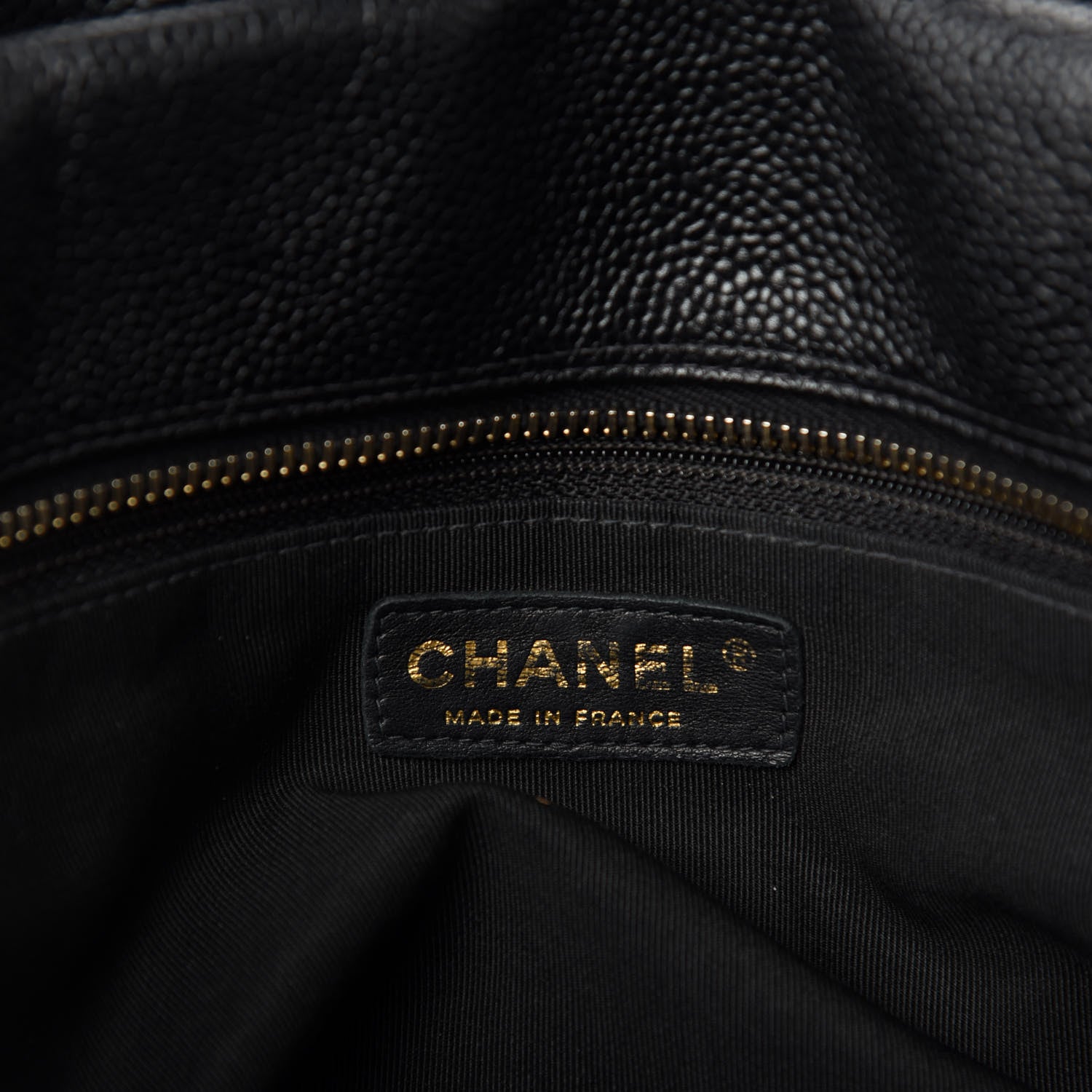 Chanel Caviar Quilted Grand Timeless Tote GTT Black 8 of 10