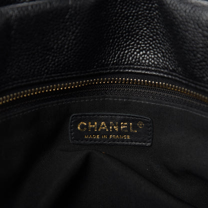 Chanel Caviar Quilted Grand Timeless Tote GTT Black 8 of 10