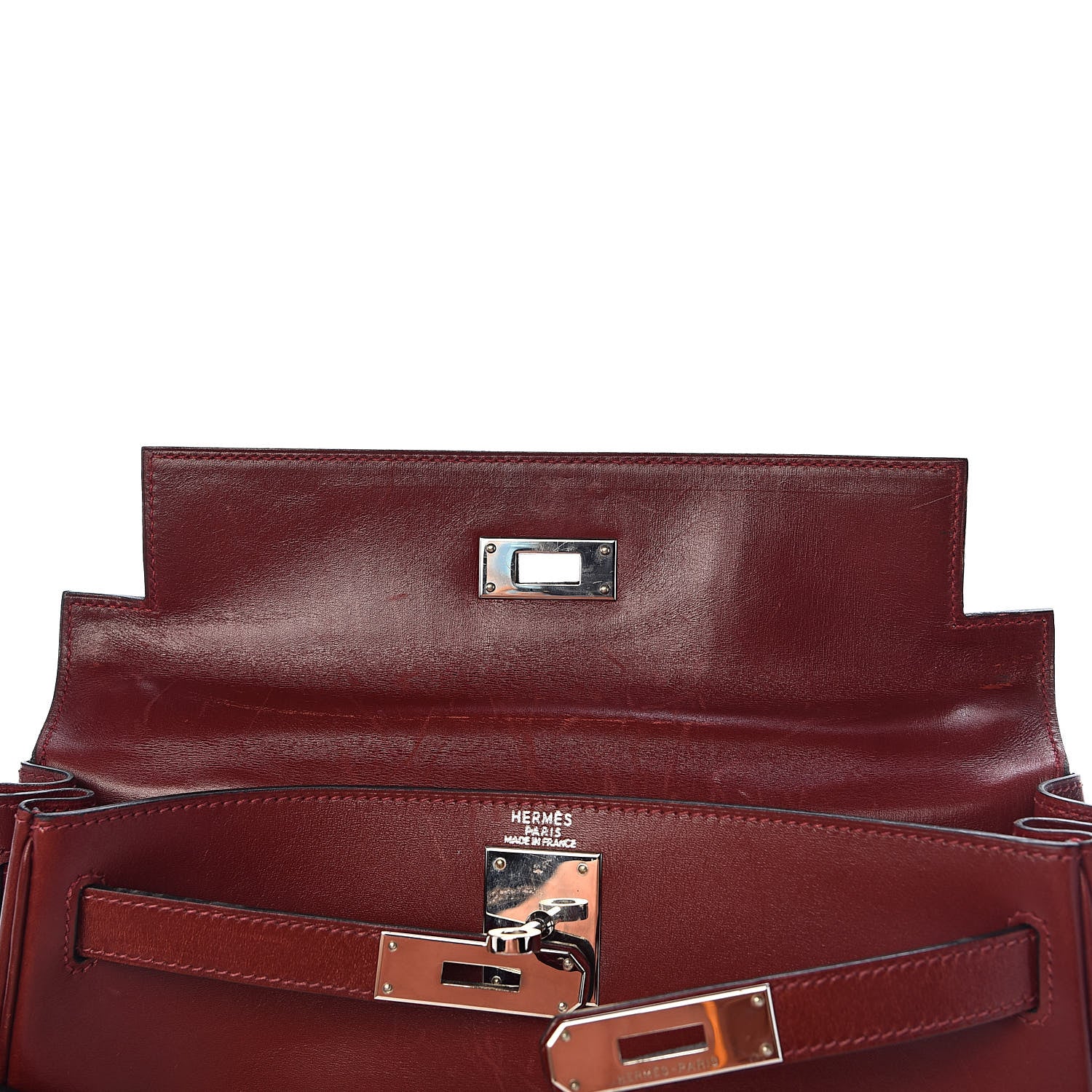 Hermes Box Kelly Retourne 28 Rouge H 19 of 48