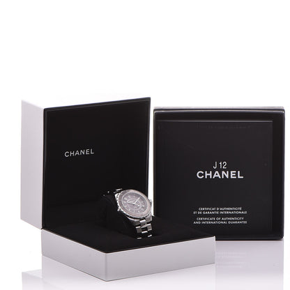 Chanel Titanium Ceramic 38mm J12 Chromatic Automatic Watch 7 of 7