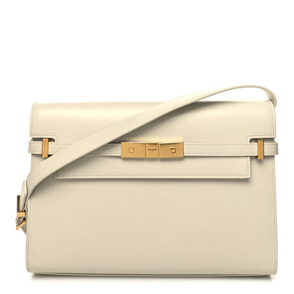 Saint Laurent Smooth Calfskin Manhattan Shoulder Bag Crema Soft 1 of 11
