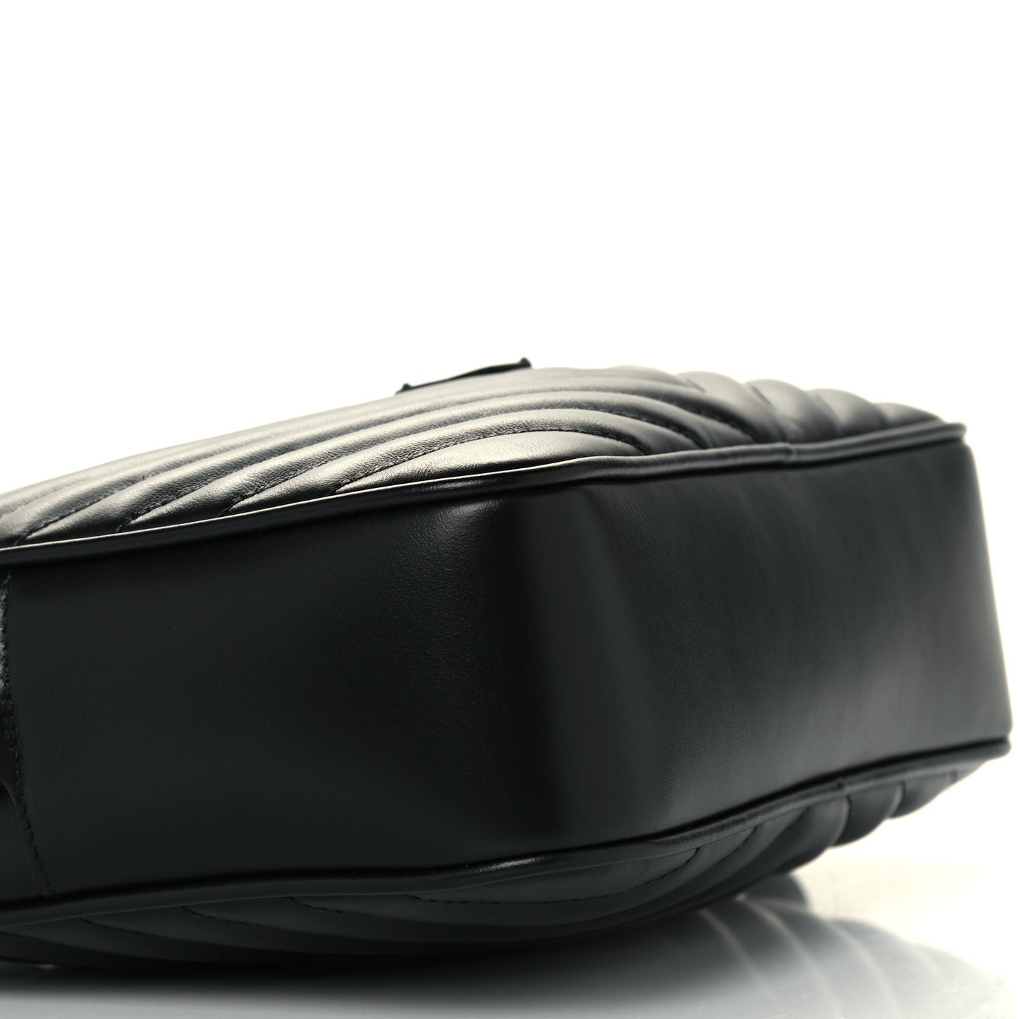 Calfskin Matelasse Monogram Lou Camera Bag Black