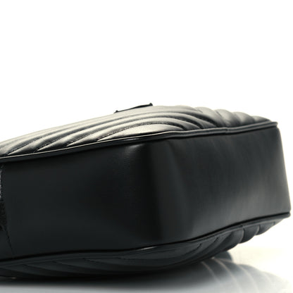 Saint Laurent Calfskin Matelasse Monogram Lou Camera Bag Black 9 of 10