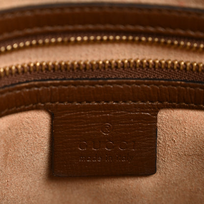 Gucci GG Supreme Monogram Small Horsebit 1955 Shoulder Bag Beige Brown Sugar 6 of 14
