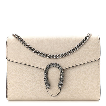 Gucci Dollar Calfskin Mini Dionysus Chain Wallet Mystic White 1 of 10