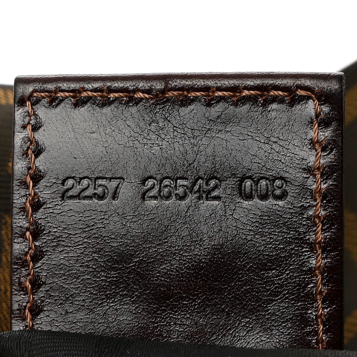 Fendi Zucca Pouch Tobacco 7 of 8