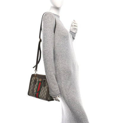 Gucci GG Supreme Monogram Small Ophidia Tote Bag Brown 2 of 11