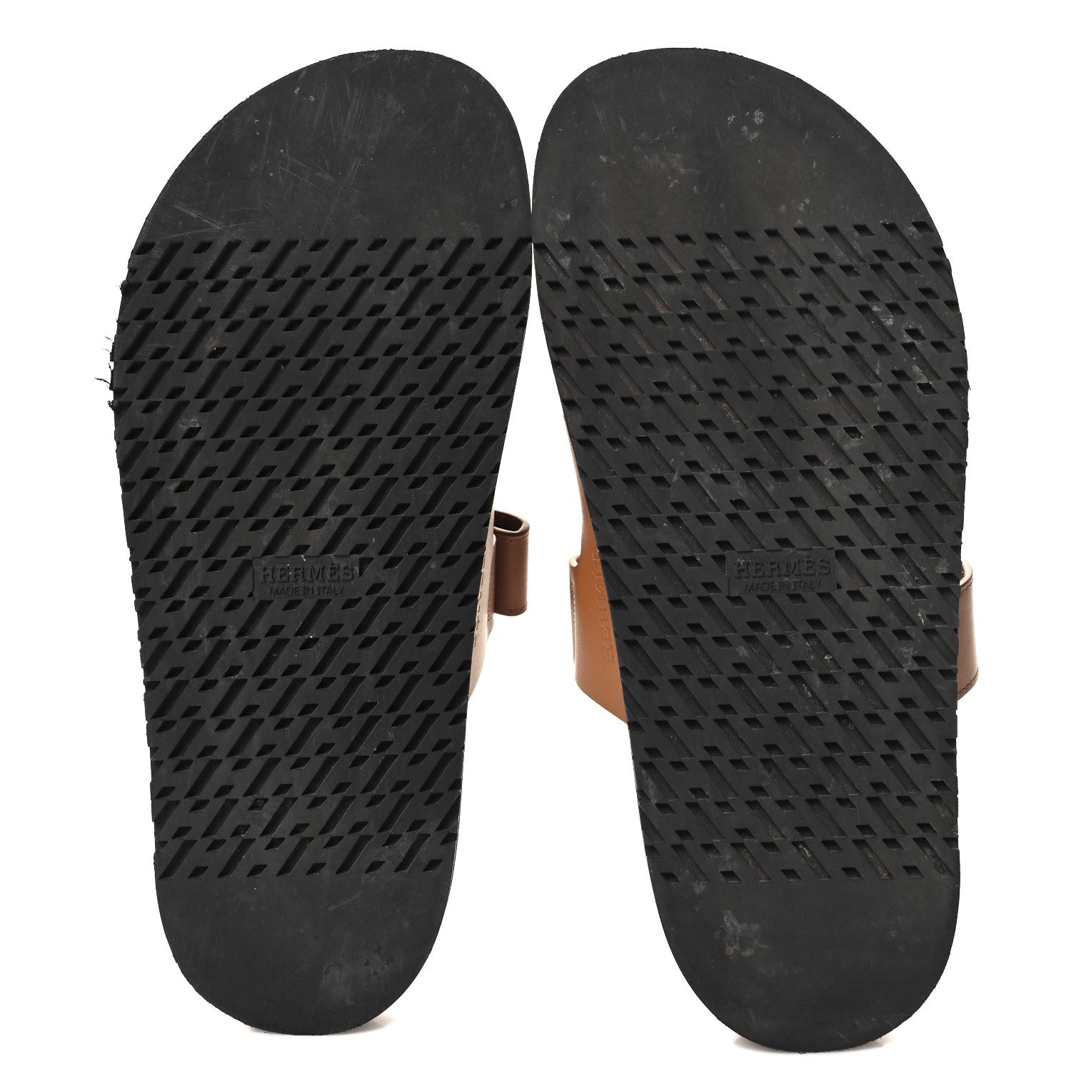Hermes Calfskin Womens Chypre Sandals 38 Naturel 6 of 10